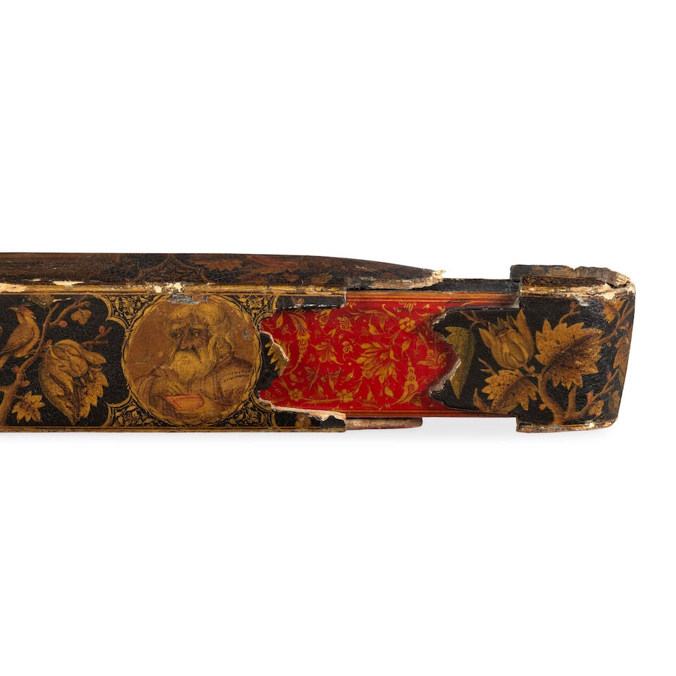 A Qajar lacquer penbox (qalamdan) by Muhammad Javad Persia, dated AH 1304/AD 1886-87 - 4