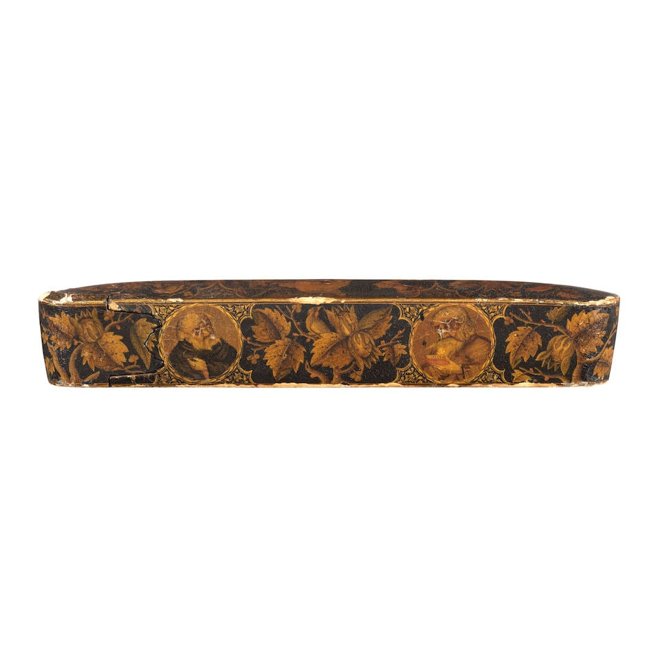 A Qajar lacquer penbox (qalamdan) by Muhammad Javad Persia, dated AH 1304/AD 1886-87 - 6