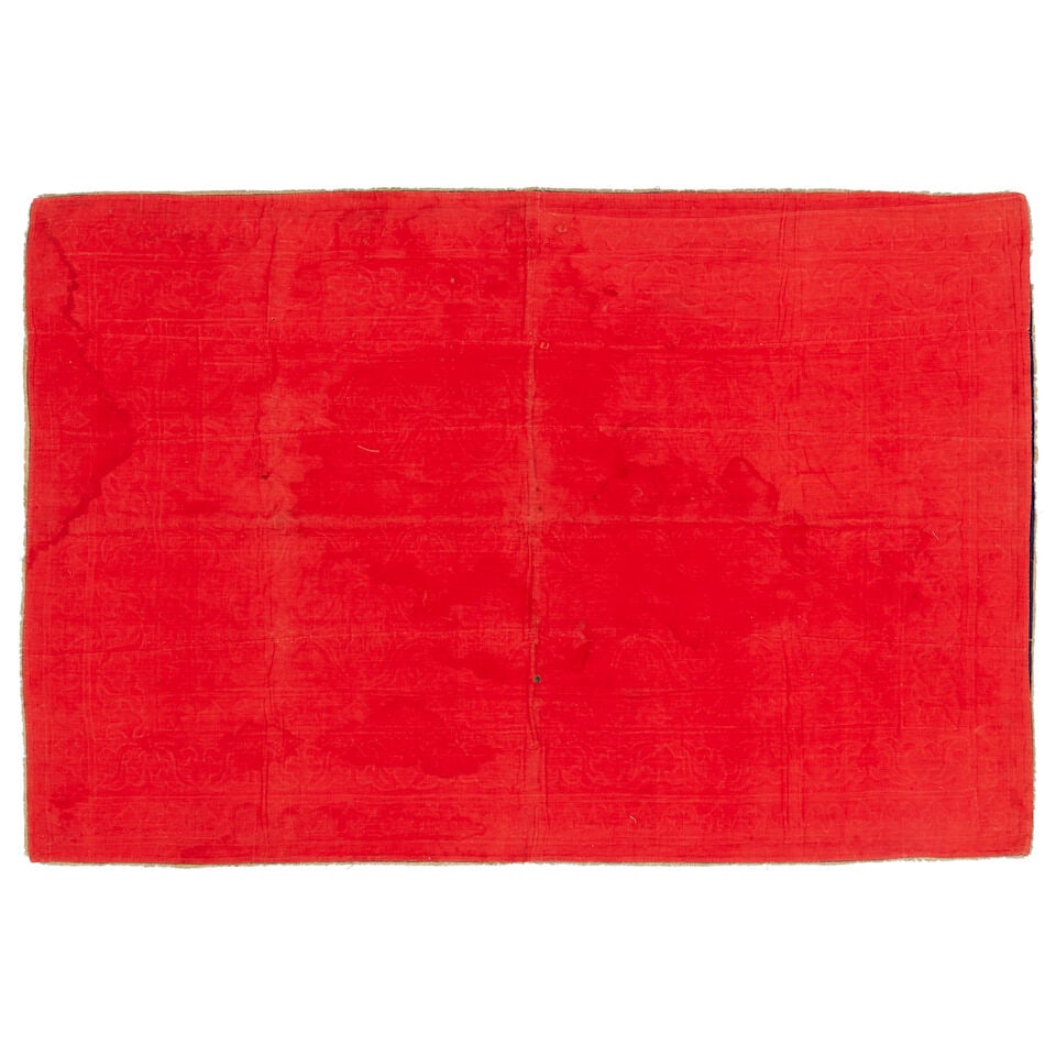 An appliqué wool panel (shyrdak) Central Asia, probably Kyrgyzstan, 19th/ 20th Century - 4