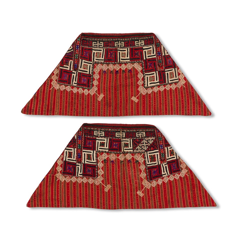 A group of Turkoman embroidered garments Central Asia, 20th Century (22) - 5