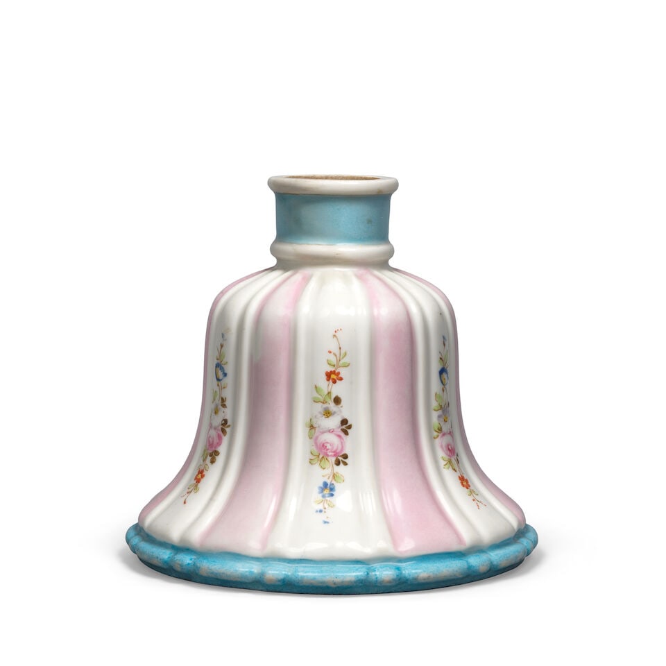 A porcelain huqqa base for the Indian market France, 19th Century (1 of 2)