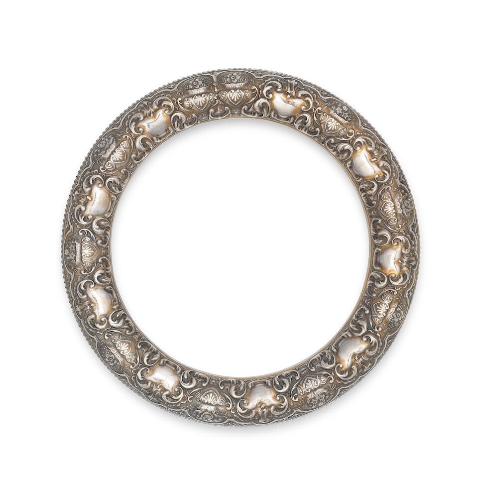 A parcel-gilt silver huqqa base ring India, 18th/ 19th Century (1 of 3)