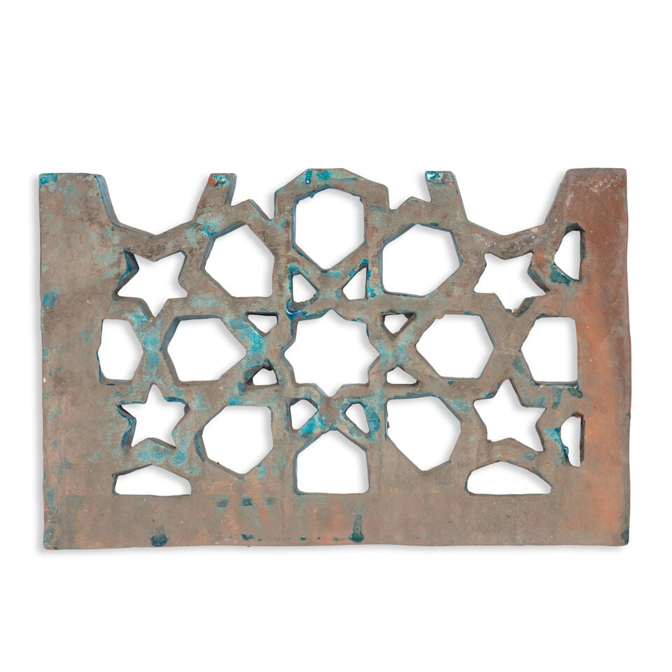 Two Multan openwork pottery screens (jalis) North India, 19th Century (2) - 3