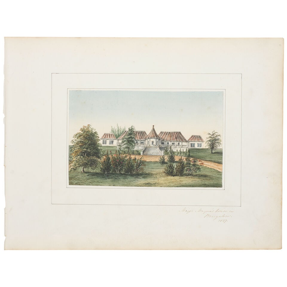Major Mayne's house in Bangalore British School in India, dated 1827(5) (1 of 5)