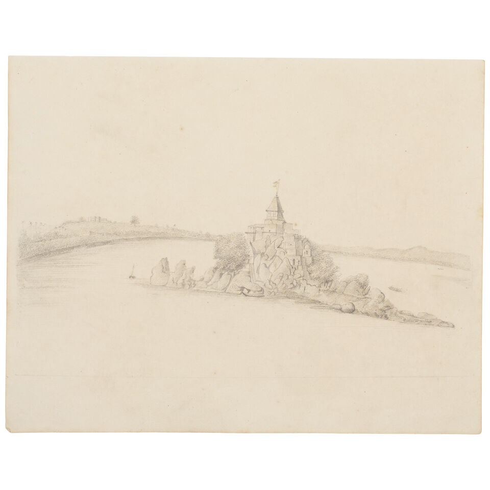 A group of six various Indian and Persian landscape views British School, late 19th Century-earl... - 2