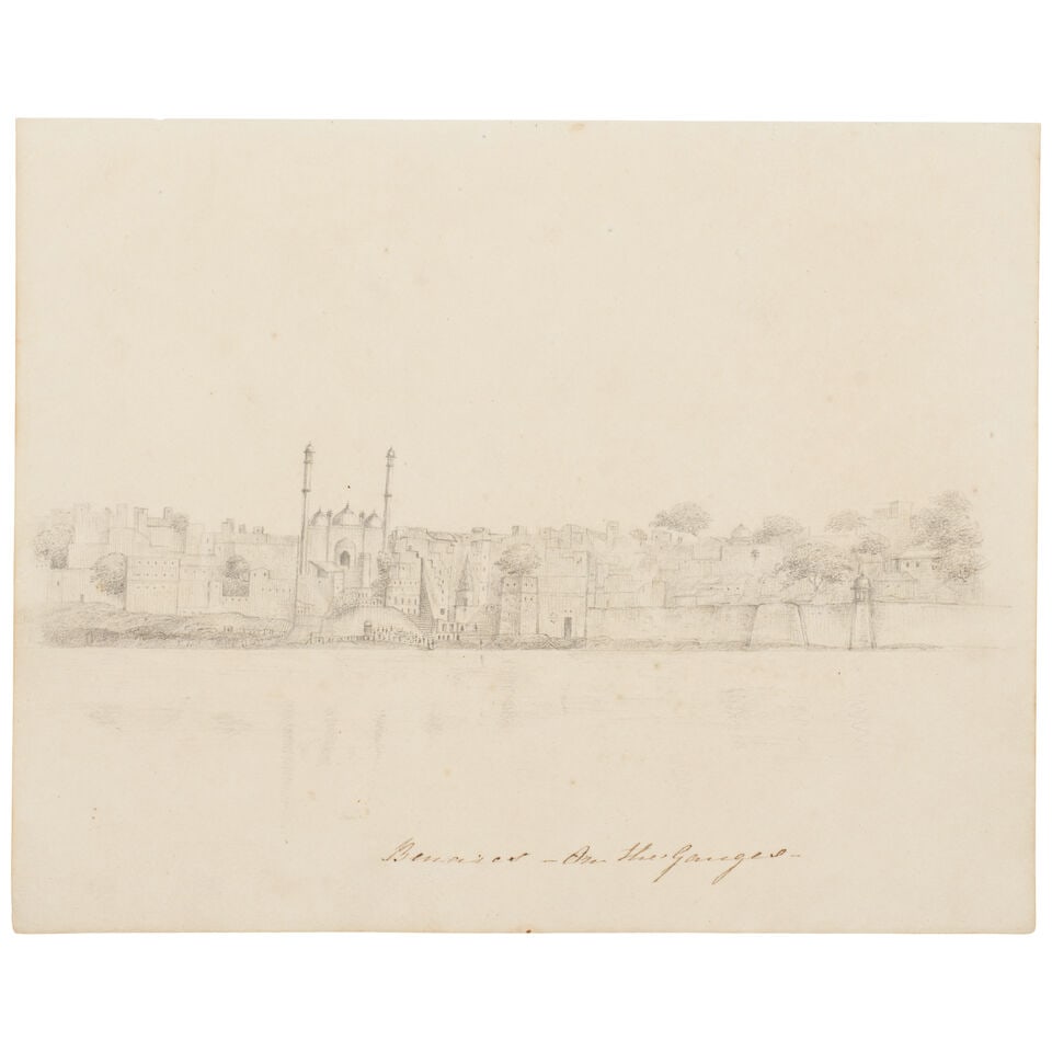 A group of six various Indian and Persian landscape views British School, late 19th Century-earl... - 3