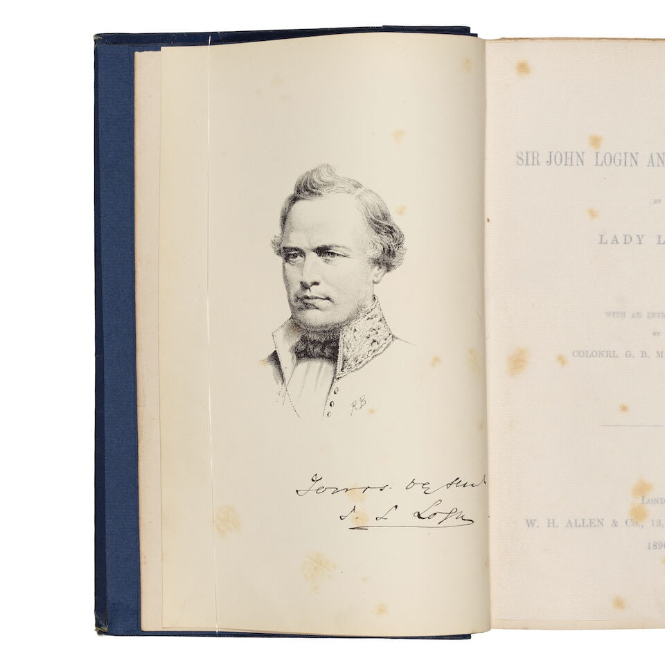 Lady Login, Sir John Login and Duleep Singh, first (and only) edition, in original blue cloth em... (1 of 1)