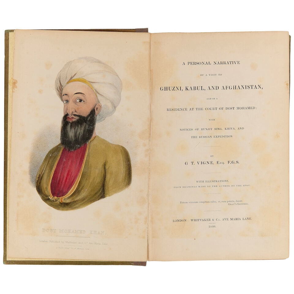 G. T. Vigne, A Personal Narrative of a visit to Ghuzni, Kabul, and Afghanistan, and of a Residen...: G. T. Vigne, A Personal Narrative of a visit to Ghuzni, Kabul, and Afghanistan, and of a Residence at the Court of Dost Mohamed: with notices of Runjit Sing, Khiva, and the Russian expedition London,