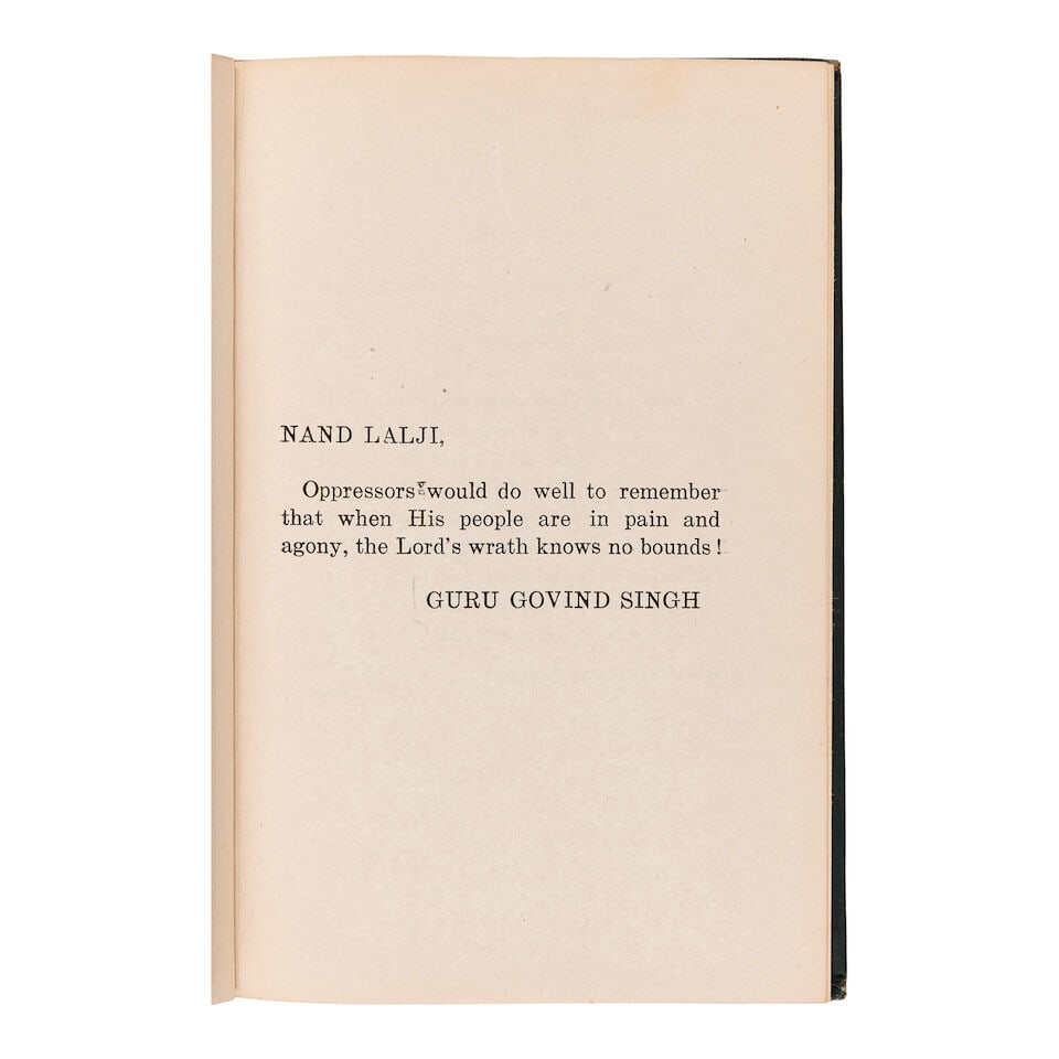 Sikh Martyrs, by Bhagat Lakshman Singh Madras, Ganesh & Co., 1923 (1 of 1)