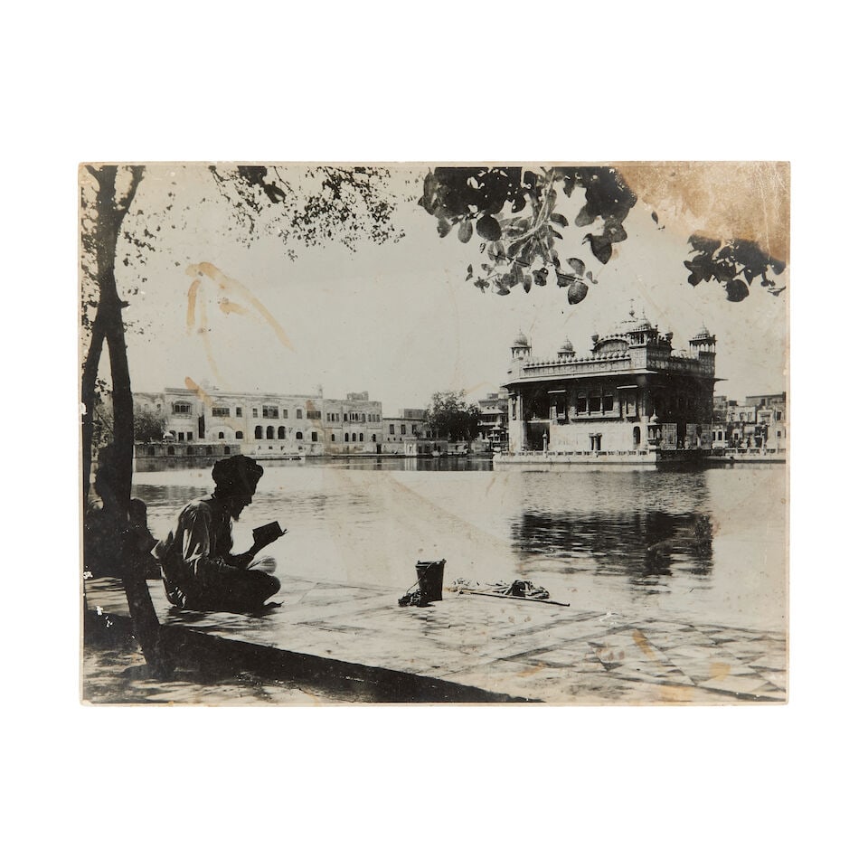 Six photographs: a group depicting the Golden Temple at Amritsar, and three of the buildings of ... (1 of 7)