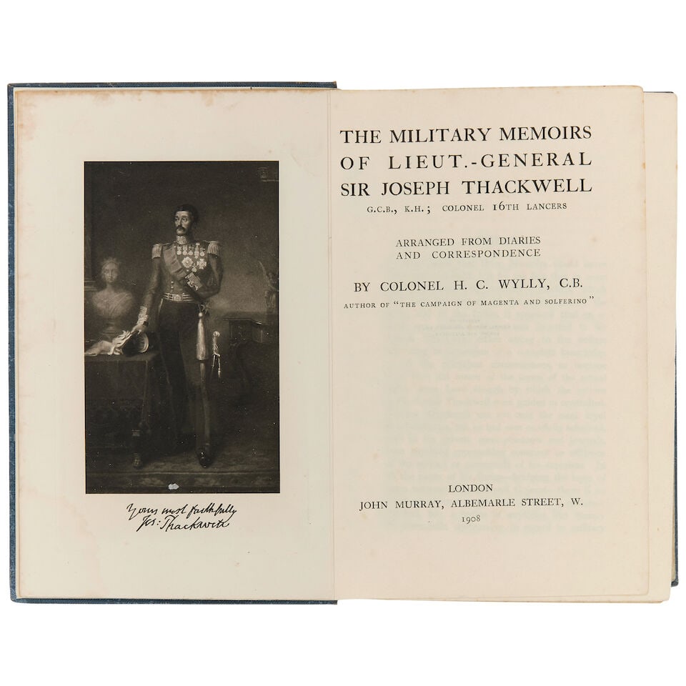 The Military Memoirs of Lt.-General Sir Joseph Thackwell, arranged by Col. H. C. Wylly John Murr... (1 of 2)