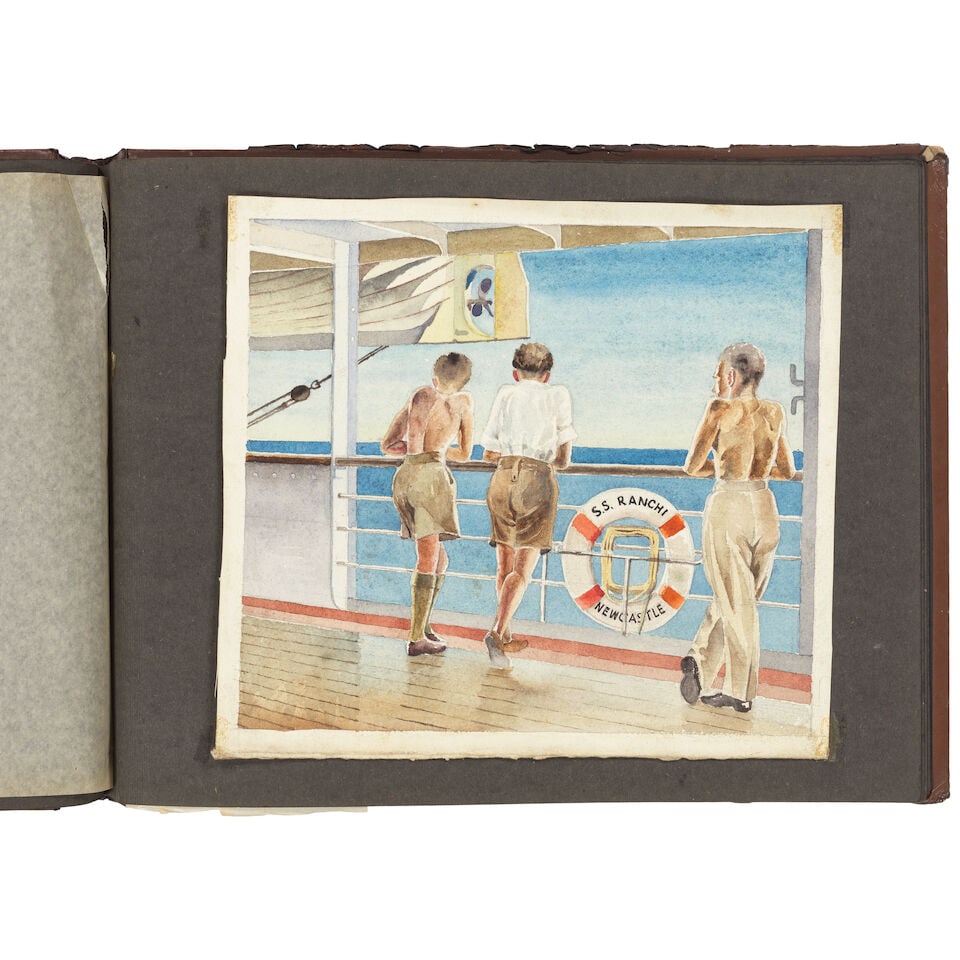An album of thirty-two watercolours depicting views of Bombay, Delhi, Dacca, etc., and Lahore, i... - 9