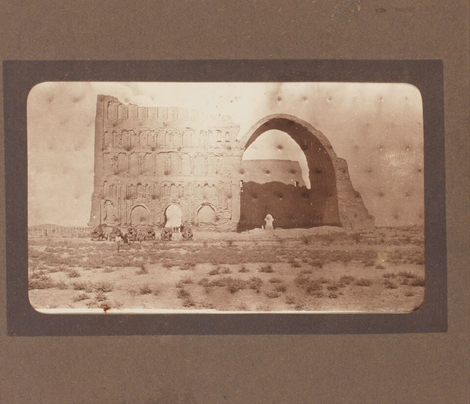 An album of twenty-four photographs of monuments and street scenes in Baghdad and elsewhere in I... (1 of 3)