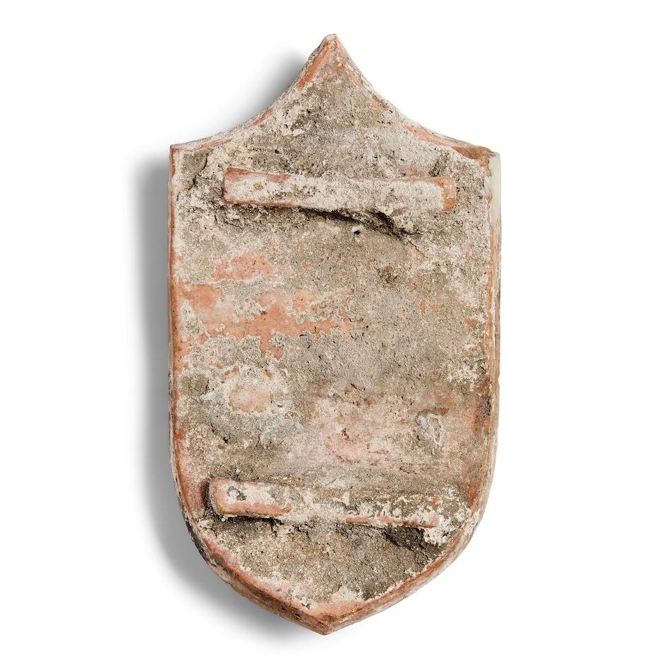 A moulded pottery tile North India, possibly Sindh, 18th/ 19th Century - 2