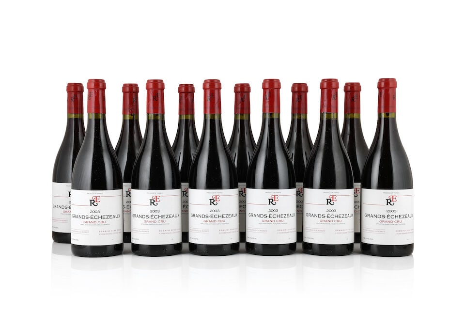 Domaine René Engel, Grands-Echézeaux, 2003 (12 x 750ml): Domaine René Engel, Grands-Echézeaux, 2003 (12 x 750ml) Region: Côte de Nuits Capsule: lightly worn & creased capsules Label: lightly damp-affected labels Packaging: original