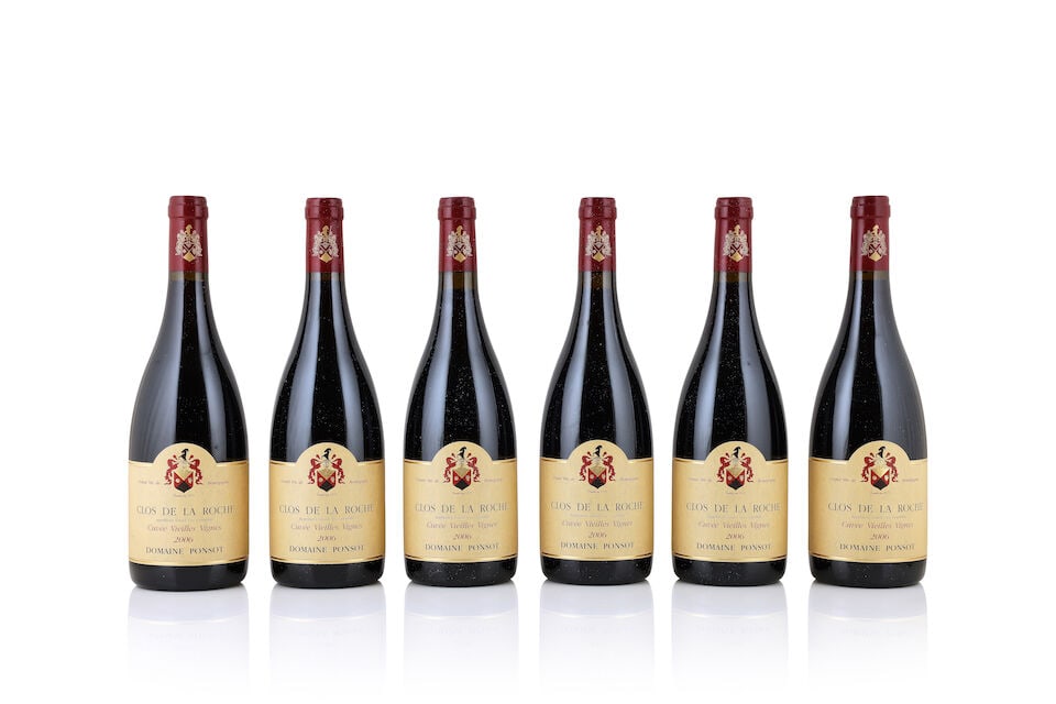 Domaine Ponsot, Clos de la Roche Vieilles Vignes, 2006 (6 x 750ml): Domaine Ponsot, Clos de la Roche Vieilles Vignes, 2006 (6 x 750ml) Region: Côte de Nuits Label: 2 lightly bin-soiled Packaging: original wooden case in original carton This lot is subject to the