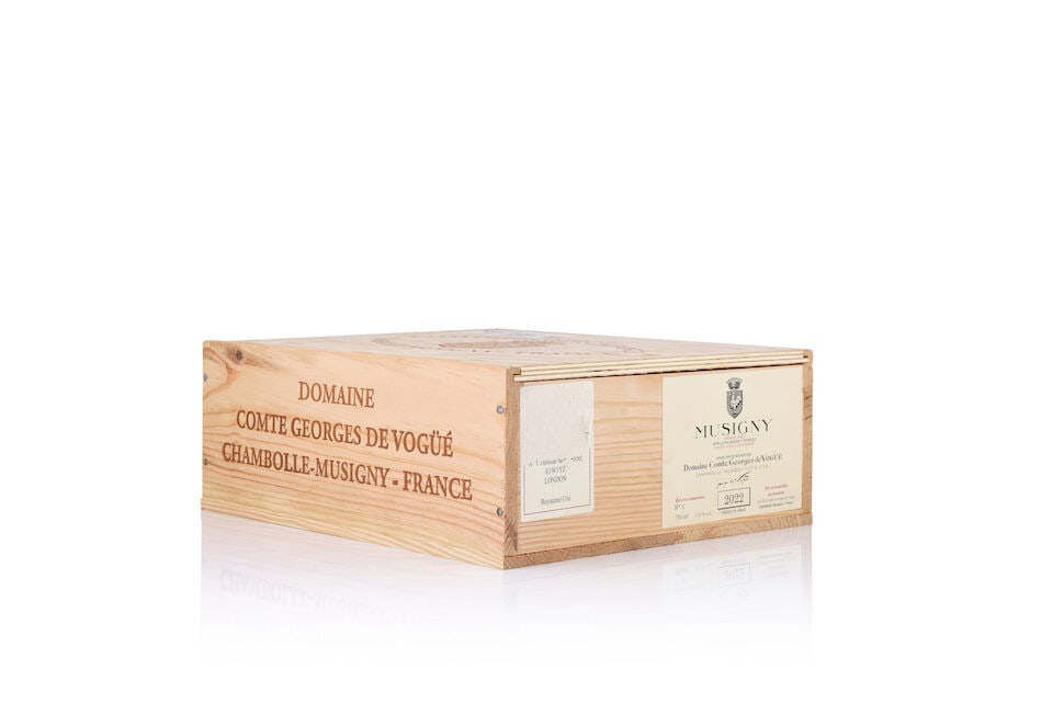 Domaine Comte Georges de Vogüé, Musigny Cuvée Vieilles Vignes, 2022 (3 x 750ml): Domaine Comte Georges de Vogüé, Musigny Cuvée Vieilles Vignes, 2022 (3 x 750ml) Region: Côte de Nuits Packaging: original wooden case This lot is subject to the following lot symbo