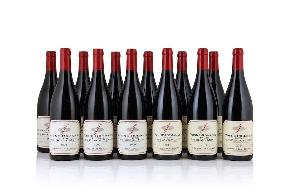 Domaine Jean Grivot, Vosne-Romanée 1er Cru Les Beaux Monts, 1999 (6 x 750ml) Domaine Jean ...: Domaine Jean Grivot, Vosne-Romanée 1er Cru Les Beaux Monts, 1999 (6 x 750ml) Region: Côte de Nuits Packaging: original carton Domaine Jean Grivot, Vosne-Romanée 1er Cru Les Beaux Monts,