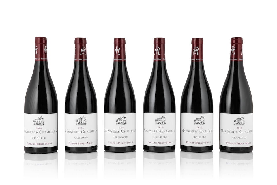Domaine Perrot-Minot, Mazoyères-Chambertin Vieilles Vignes, 2016 (6 x 750ml): Domaine Perrot-Minot, Mazoyères-Chambertin Vieilles Vignes, 2016 (6 x 750ml) Region: Côte de Nuits This lot is subject to the following lot symbols: Δ Δ VAT at the prevailing rate
