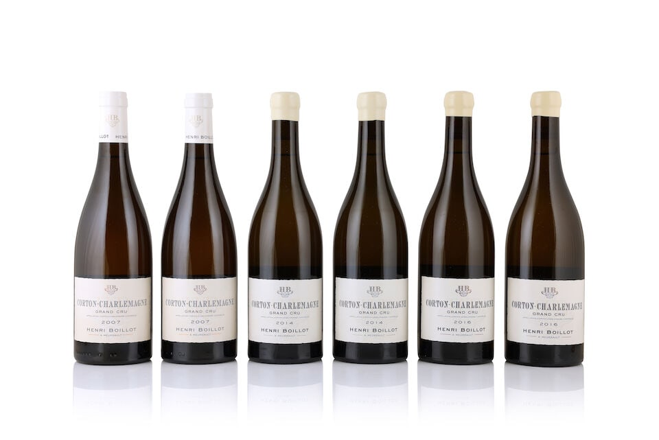 Henri Boillot, Corton-Charlemagne, 2007 (6 x 750ml) Henri Boillot, Corton-Charlemagne, 2014 (6 ...: Henri Boillot, Corton-Charlemagne, 2007 (6 x 750ml) Region: Côte de Beaune Packaging: original wooden case Henri Boillot, Corton-Charlemagne, 2014 (6 x 750ml) Region: Côte de