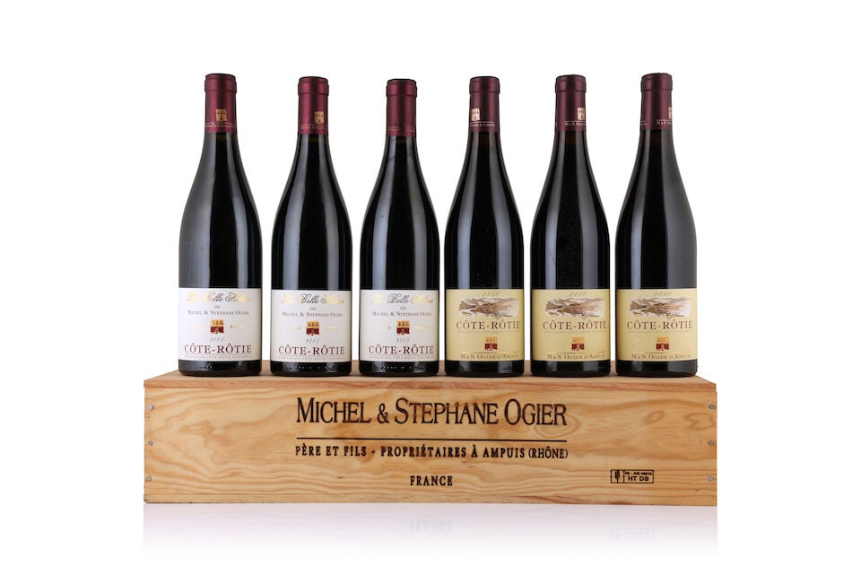 Michel et Stéphane Ogier, Côte-Rôtie La Belle Helene, 2005 (12 x 750ml) Michel e...: Michel et Stéphane Ogier, Côte-Rôtie La Belle Helene, 2005 (12 x 750ml) Region: Rhône Valley Packaging: 2 x original wooden cases Michel et Stéphane Ogier, Côte-Rôti