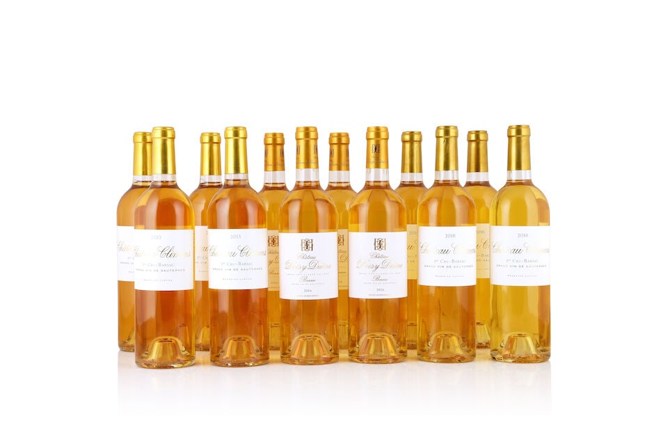 Château Climens, 2013 (6 x 750ml) Château Climens, 2016 (6 x 750ml) Château Doi...: Château Climens, 2013 (6 x 750ml) Region: Sauternes Packaging: original wooden case Château Climens, 2016 (6 x 750ml) Region: Sauternes Packaging: original wooden case Château Doisy