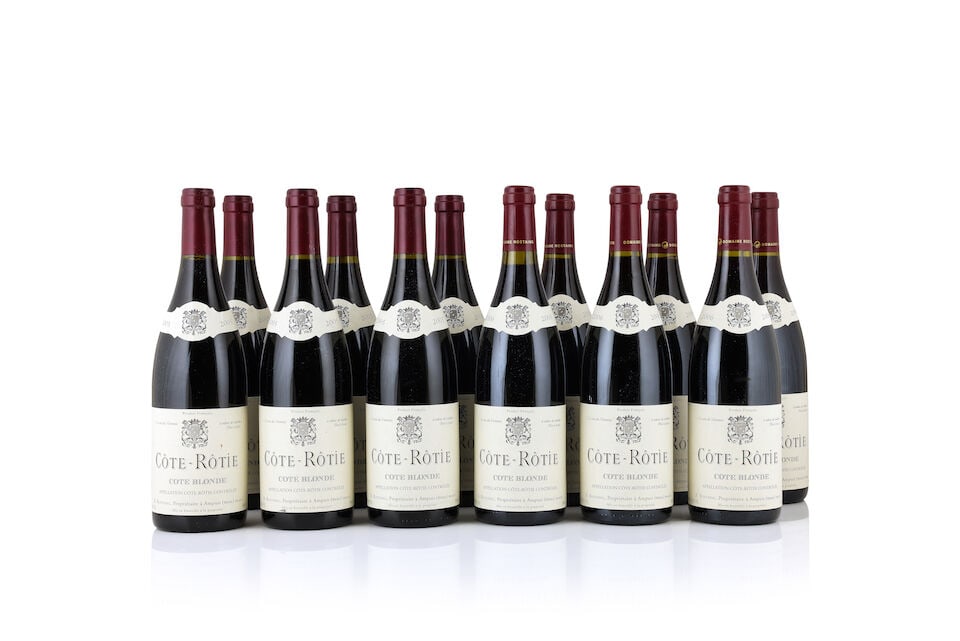 René Rostaing, Côte Rôtie Côte Blonde, 2005 (6 x 750ml) René Rostaing, ...: René Rostaing, Côte Rôtie Côte Blonde, 2005 (6 x 750ml) Region: Rhône Valley Label: 3 lightly bin-soiled Packaging: original carton (damp-affected) René Rostaing,