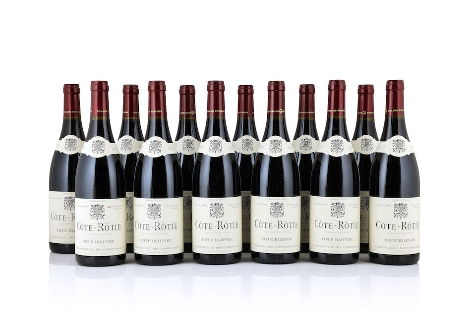 René Rostaing, Côte Rôtie Côte Blonde, 2015 (12 x 750ml): René Rostaing, Côte Rôtie Côte Blonde, 2015 (12 x 750ml) Region: Rhône Valley Packaging: 2 x original cartons (damp-affected) This lot is subject to the following lot