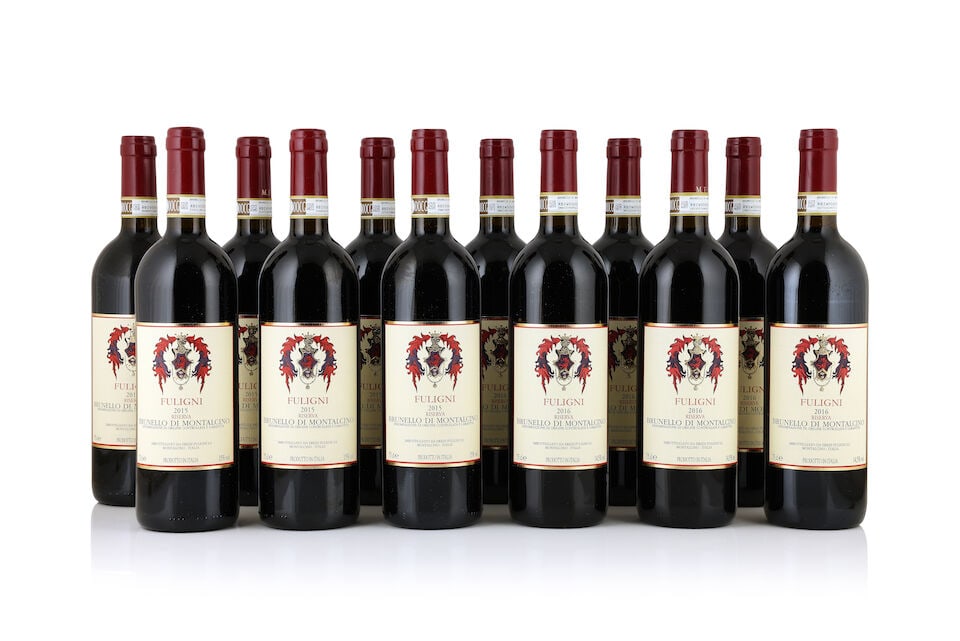 Fuligni, Brunello di Montalcino Riserva, 2015 (6 x 750ml) Fuligni, Brunello di Montalcino Riser...: Fuligni, Brunello di Montalcino Riserva, 2015 (6 x 750ml) Region: Tuscany Fuligni, Brunello di Montalcino Riserva, 2016 (18 x 750ml) Region: Tuscany This lot is subject to the following lot symbols: &
