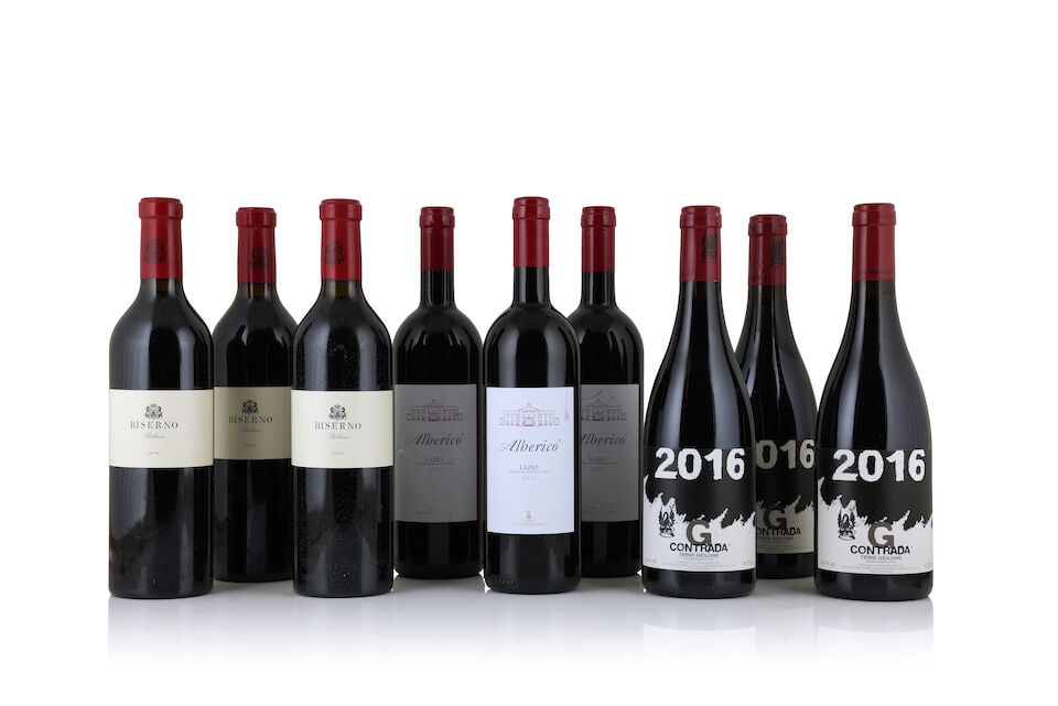 Tenuta di Biserno, Biserno, 2010 (6 x 750ml) Tenuta Principe Alberico, Alberico Rosso, 2015 (3 x...: Tenuta di Biserno, Biserno, 2010 (6 x 750ml) Region: Tuscany Label: marked labels - 1 nicked Packaging: original wooden case Tenuta Principe Alberico, Alberico Rosso, 2015 (3 x 750ml) Region: Lazio Pa