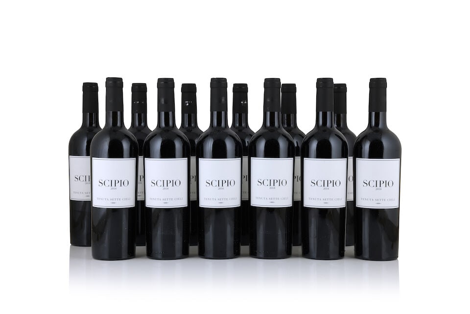 Tenuta Sette Cieli, Scipio, 2018 (12 x 750ml): Tenuta Sette Cieli, Scipio, 2018 (12 x 750ml) Region: Tuscany This lot is subject to the following lot symbols: Δ Δ VAT at the prevailing rate on Hammer Price and Buyer's Premium. Items may