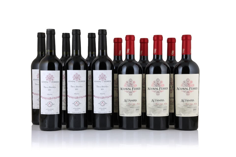 Achaval-Ferrer, Finca Altamira, 2013 (6 x 750ml) Achaval-Ferrer, Finca Altamira, 2015 (6 x 750ml): Achaval-Ferrer, Finca Altamira, 2013 (6 x 750ml) Region: Argentina Label: lightly damp-affected Packaging: original carton Achaval-Ferrer, Finca Altamira, 2015 (6 x 750ml) Region: Argentina Packaging: