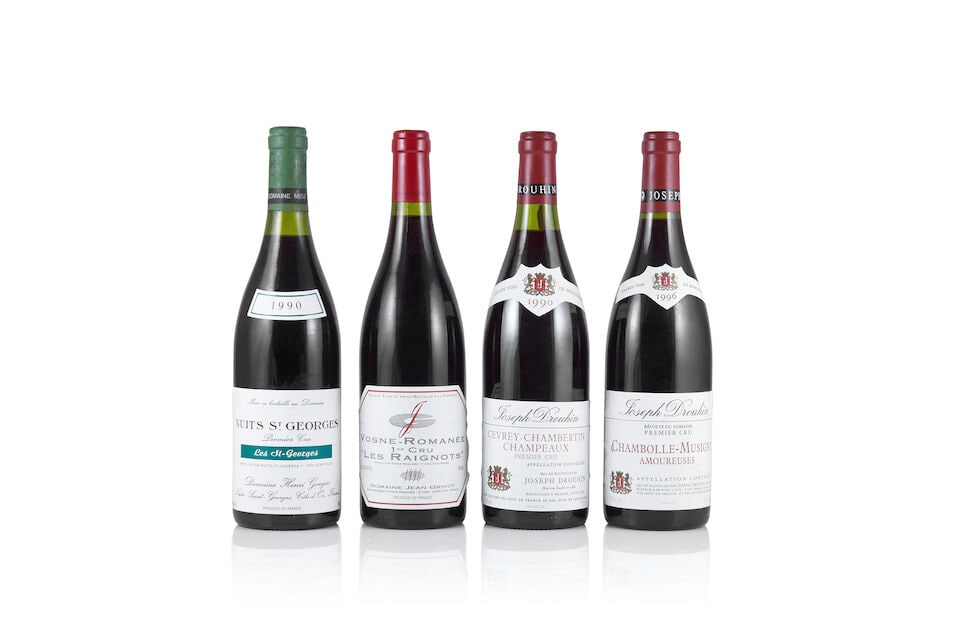 Joseph Drouhin, Gevrey-Chambertin 1er Cru Champeaux, 1990 (1 x 750ml) Domaine Henri Gouges, Nuit... (1 of 1)