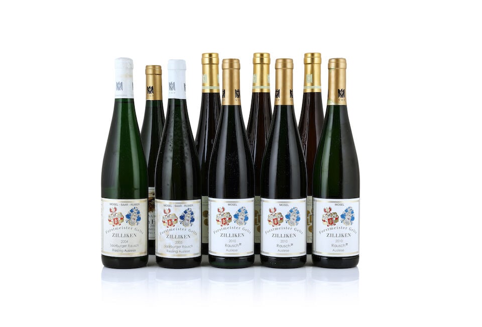 Deinhard, Oestricher Lenchen Riesling Beerenauslese Eiswein, 1971 (2 x 750ml) Fritz Haag, Braune... - 2