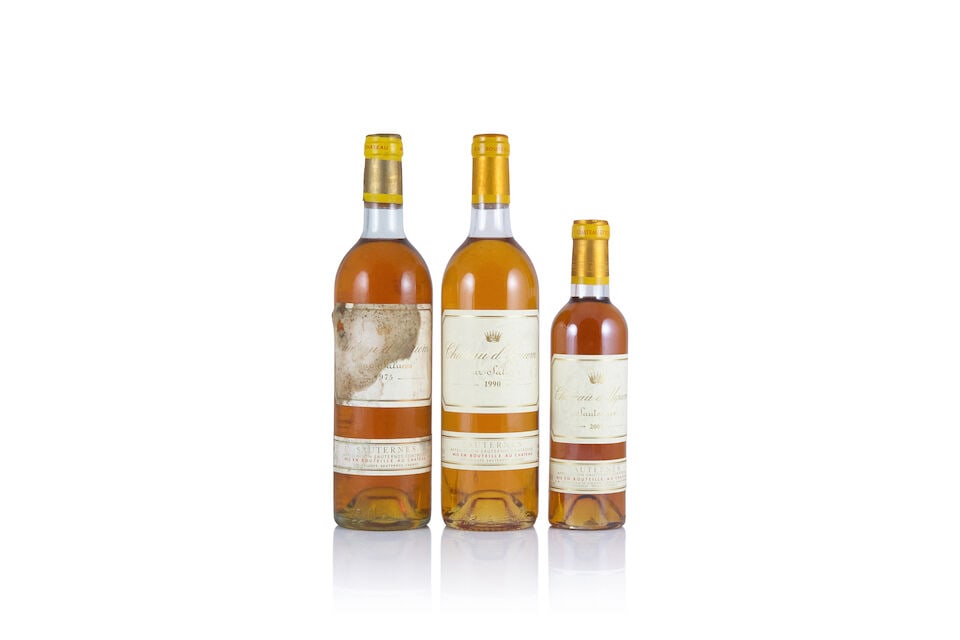Château d'Yquem, 1975 (1 x 750ml) Château d'Yquem, 1990 (1 x 750ml) Château d'Y... (1 of 1)