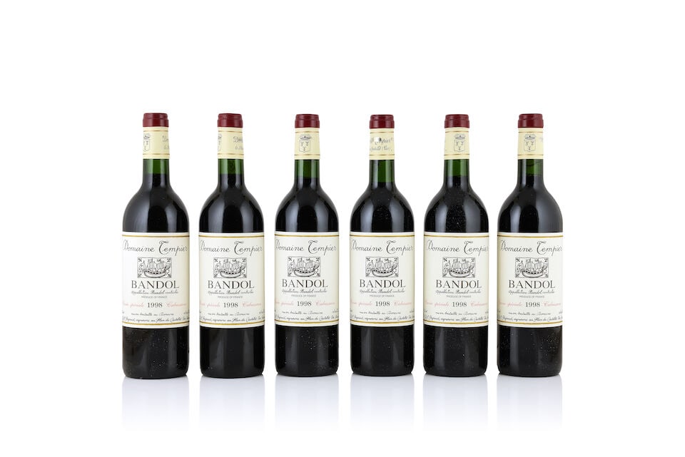 Domaine Tempier, Bandol Cabassaou Cuvée Speciale, 1998 (6 x 750ml): Domaine Tempier, Bandol Cabassaou Cuvée Speciale, 1998 (6 x 750ml) Region: France Capsule: 1 rubbed by dividers Packaging: original wooden case Lot to be sold without reserve. For further informa