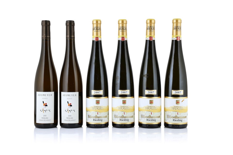 Josmeyer, Riesling Hengst Vendanges 22 November, 1983 (1 x 750ml) Hugel, Riesling 'Hugel' Vendan... - 2