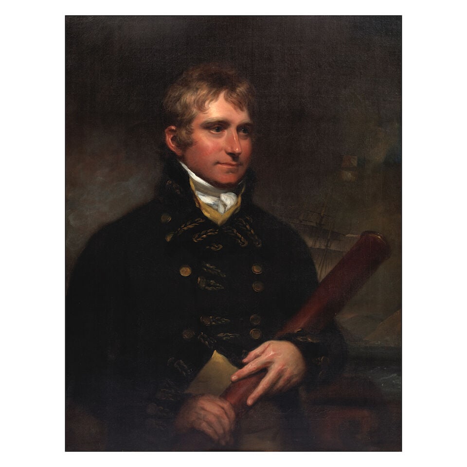 Sir William Beechey R.A (Burford 1753-1839 London) Portrait of Captain Edward Chapman Bradford, ... (1 of 3)