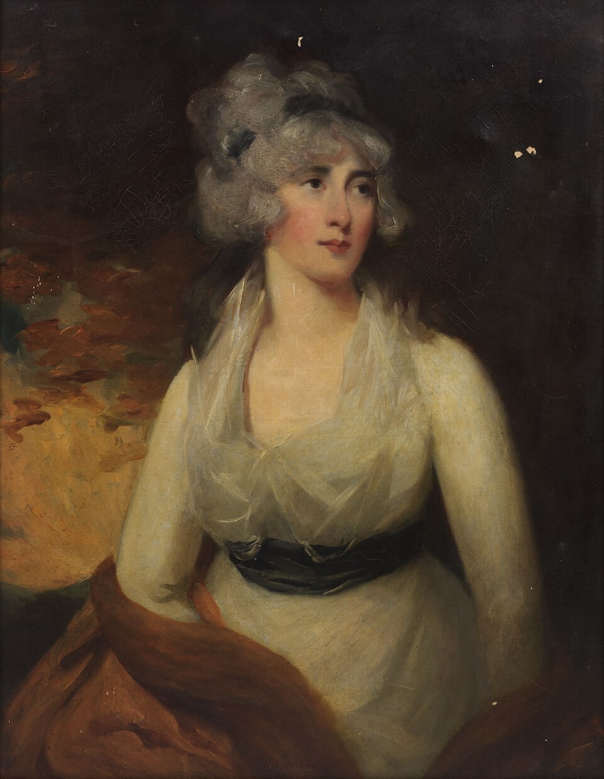 Circle of Sir William Beechey R.A (Burford 1753-1839 London) A portrait of a lady, said to be th... (1 of 3)