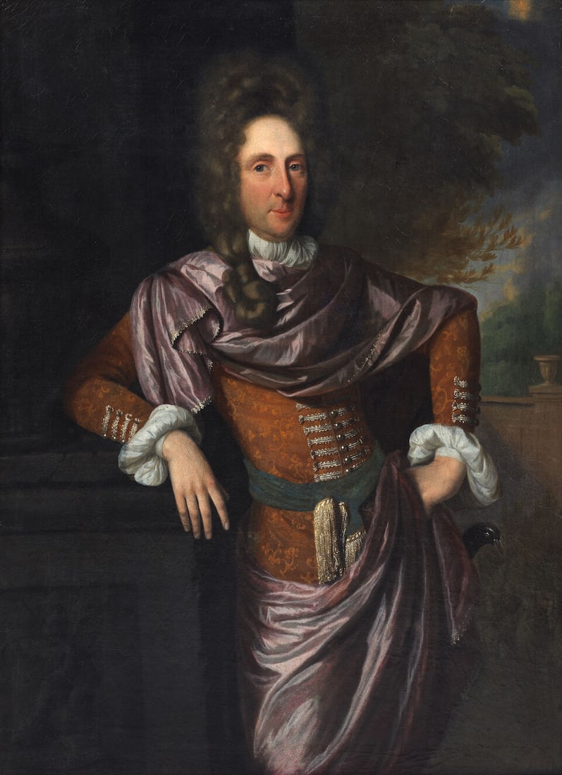 Nicholas II van Ravesteyn (Zaltbommel 1661-1750) Portrait of a gentleman, said to be Baron Beauf... (1 of 3)