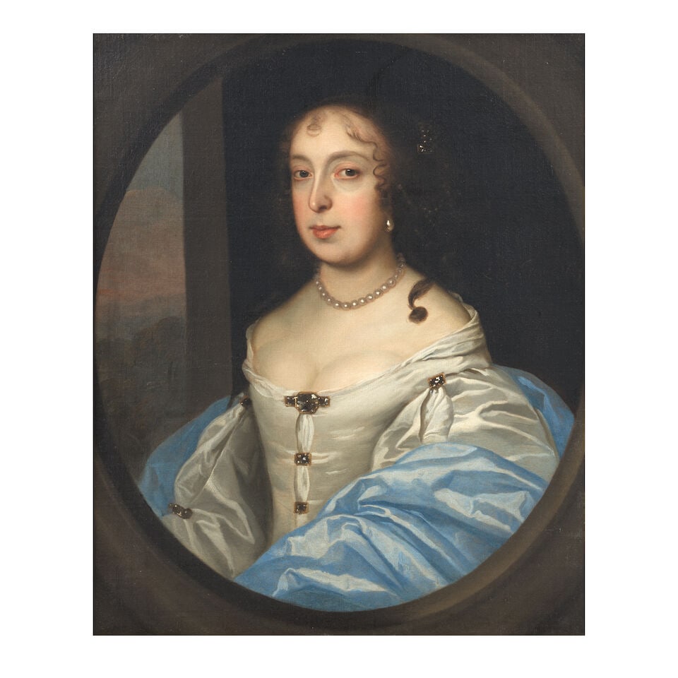 Circle of Sir Peter Lely (Soest 1618-1680 London) Portrait of Lady Mary Trevor (1645-1695), half... (1 of 3)