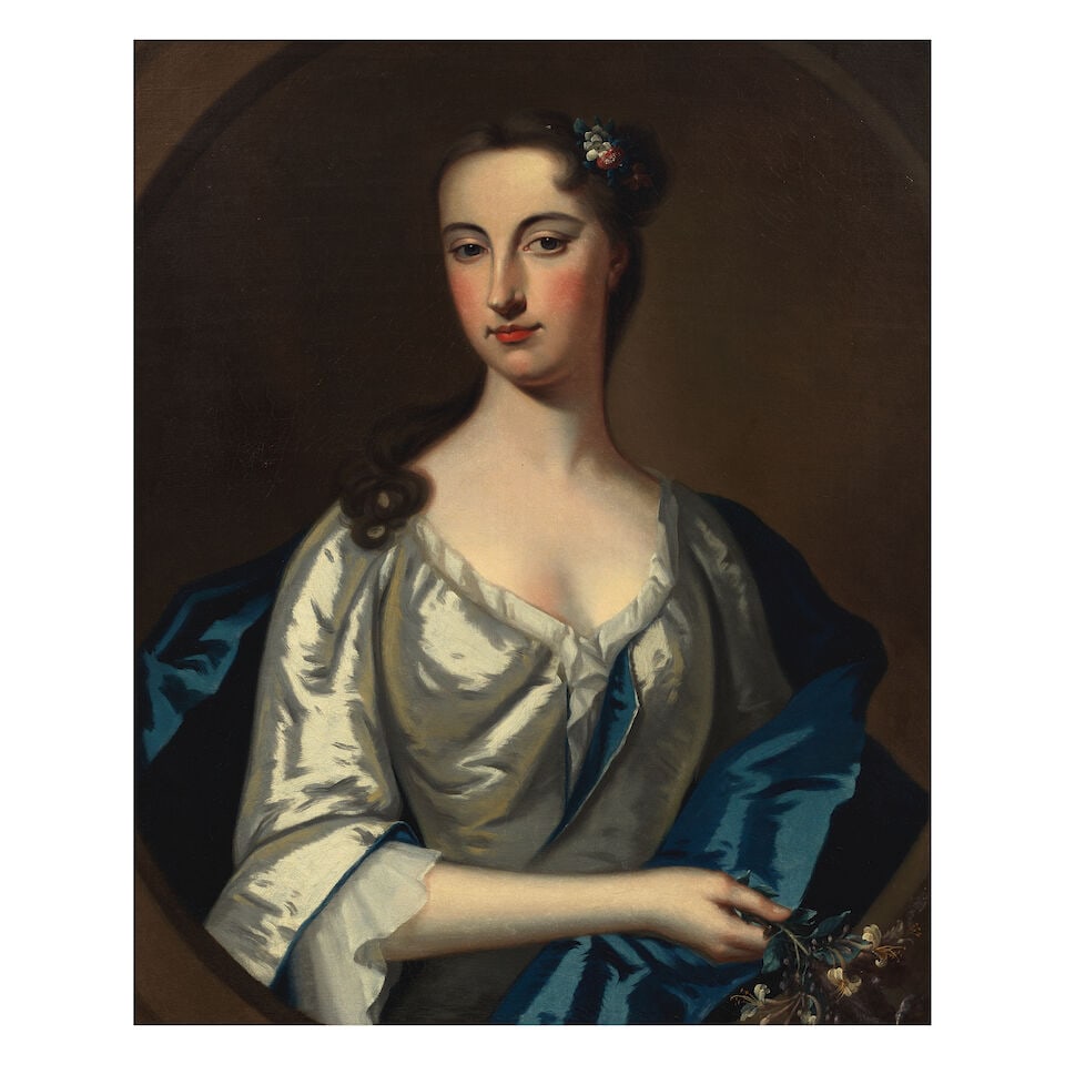 Circle of Sir Godfrey Kneller (Lübeck 1646-1723 London) Portrait of a lady, thought to be M... (1 of 3)