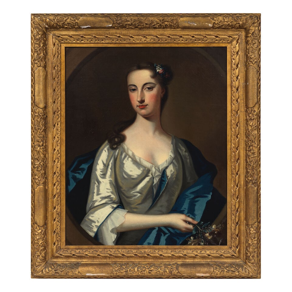 Circle of Sir Godfrey Kneller (Lübeck 1646-1723 London) Portrait of a lady, thought to be M... - 3