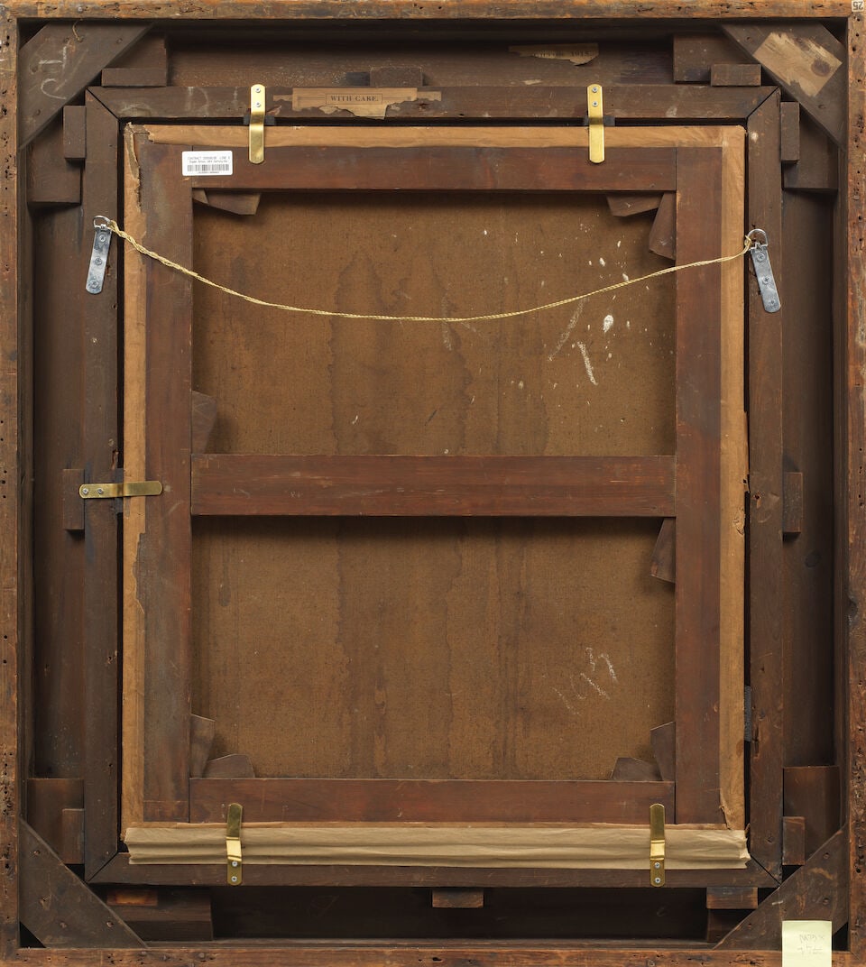 English School, 18th Century Portrait of a gentleman, half-length, holding a book framed: 102 x ... - 3