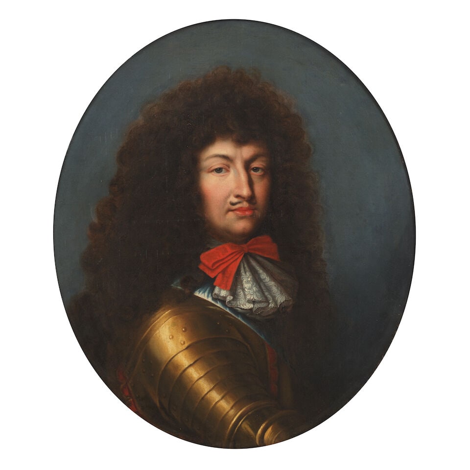 Studio of Pierre Mignard (Troyes 1612-1695 Paris) Portrait of Louis XIV of France, bust-length, ... (1 of 3)