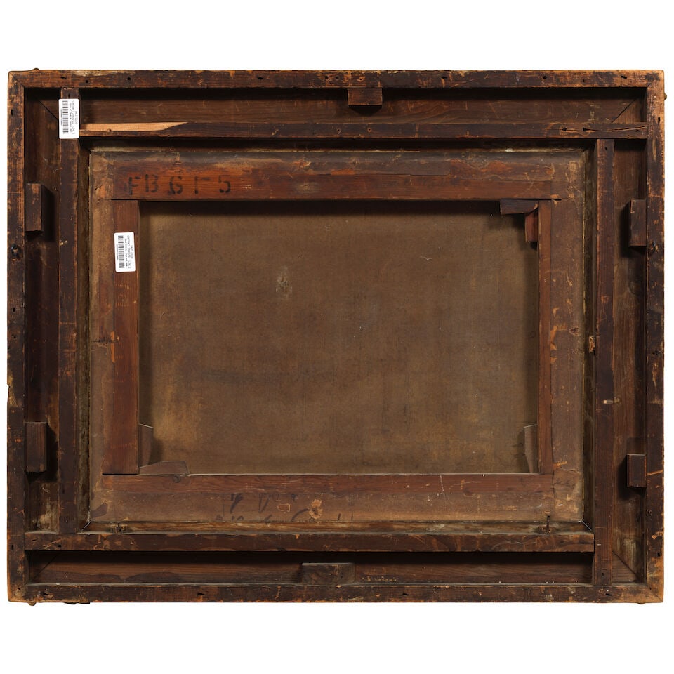 Circle of David de Coninck (Antwerp 1636-1699 Brussels) Dogs by the day's bag framed: 71.5 x 87.4cm - 2