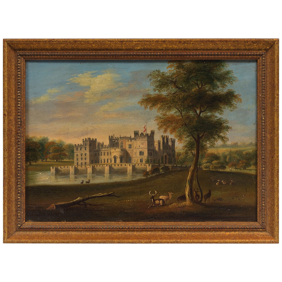 Follower of James Miller (British, active 1773-1791) A view of Raby Castle from the South; and A... - 3