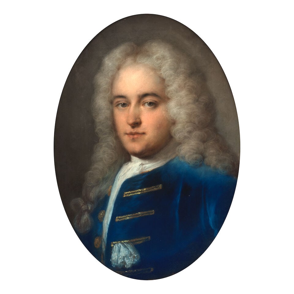 Attributed to Rosalba Carriera (Venice 1675-1757) Portrait of a gentleman, said to be Thomas Cha... (1 of 3)