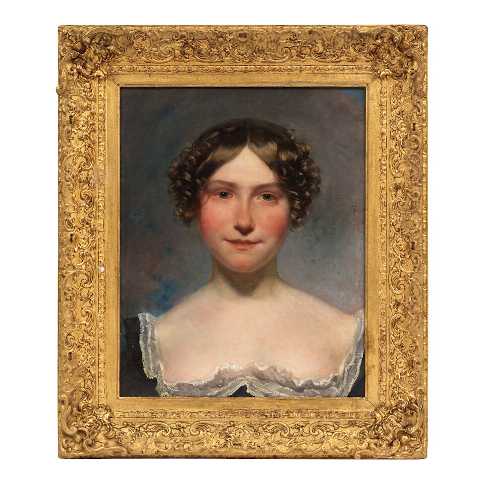 Circle of Margaret Sarah Carpenter (Salisbury 1793-1872 London) Portrait of a young woman, bust-... - 3