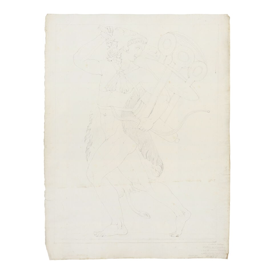Follower of John Flaxman (York 1755-1826 London) A folio album containing 33 loose-leaf line dra... - 3